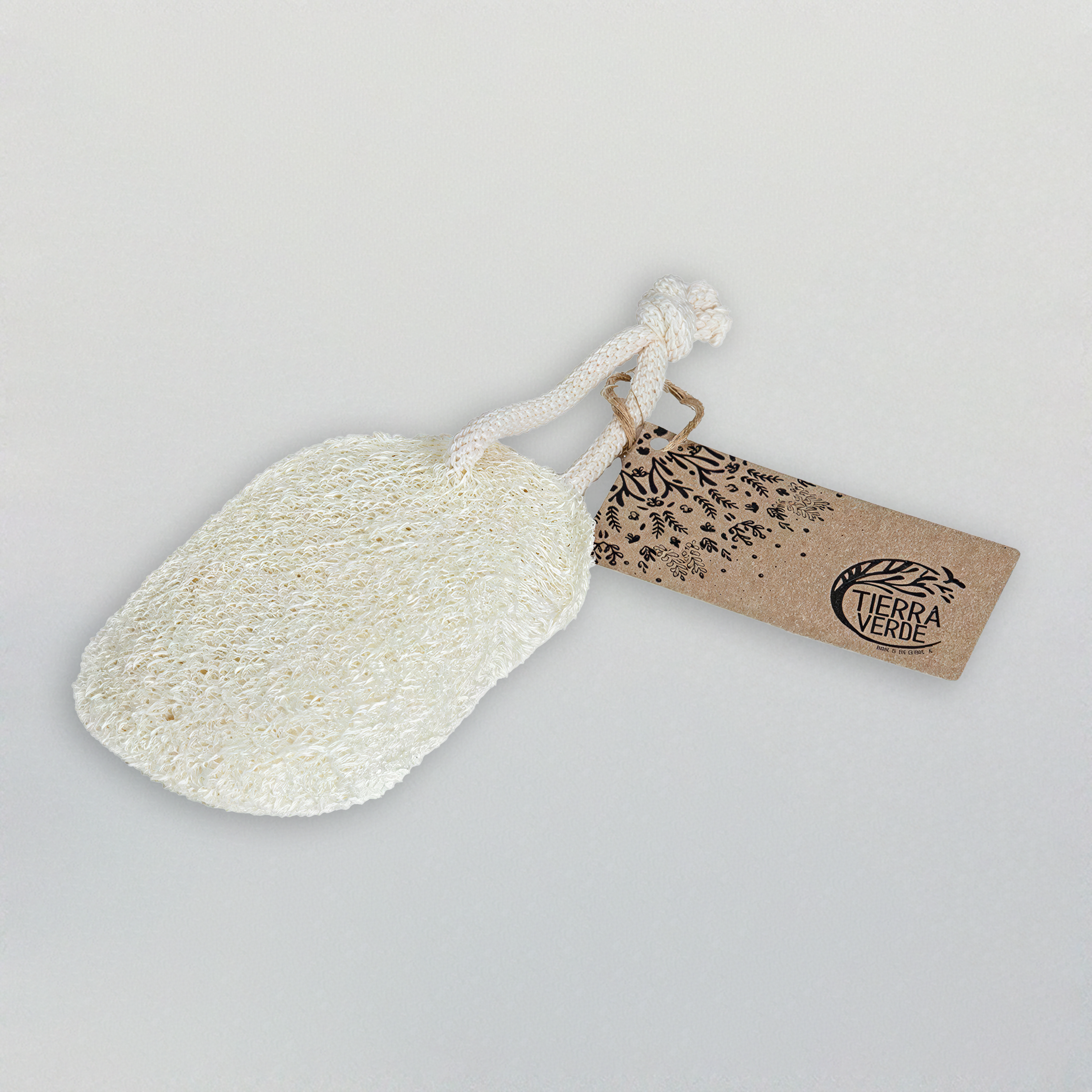 Natural loofah - oval small (13.5 x 9 cm) (1 pc.) I 9814