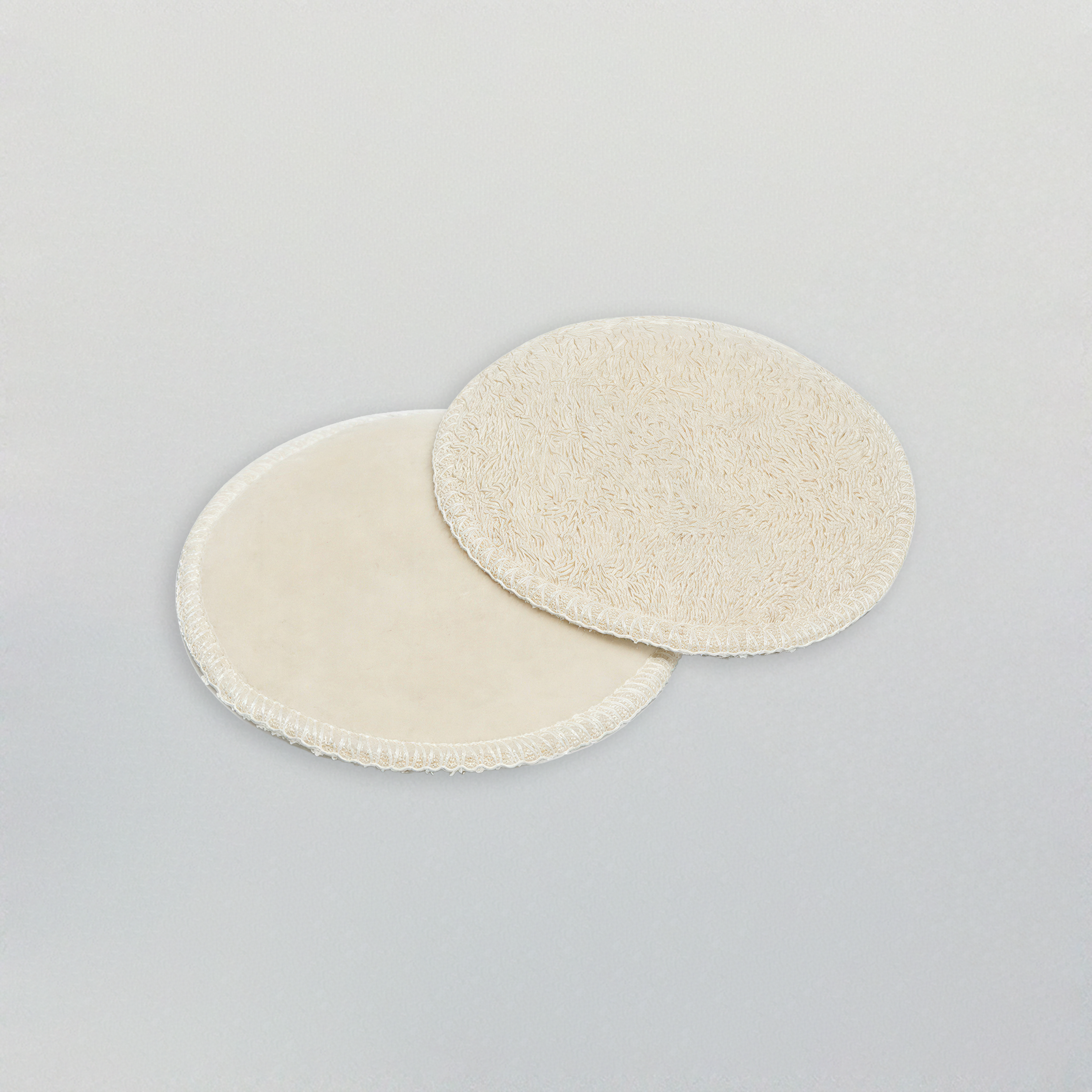 Многократни козметични тампони от кадифе - 2 бр. I 7780