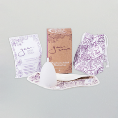 КОМПЛЕКТ: Менструална чашка и многократна превръзка