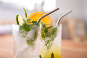 Стоманена сламка - извита I 7650