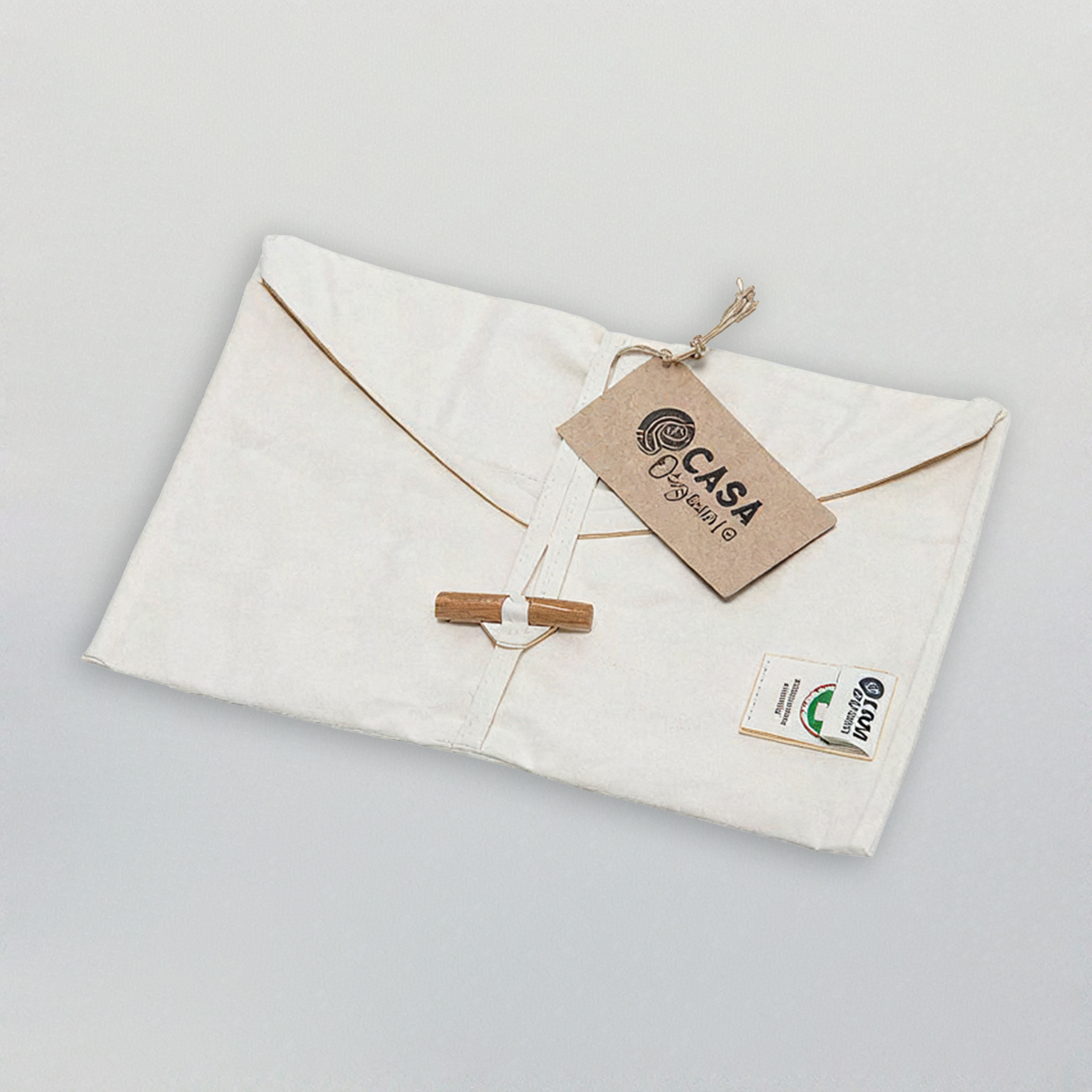 Eco cotton toiletry bag