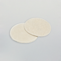 Многократни козметични тампони от кадифе - 2 бр. I 7780