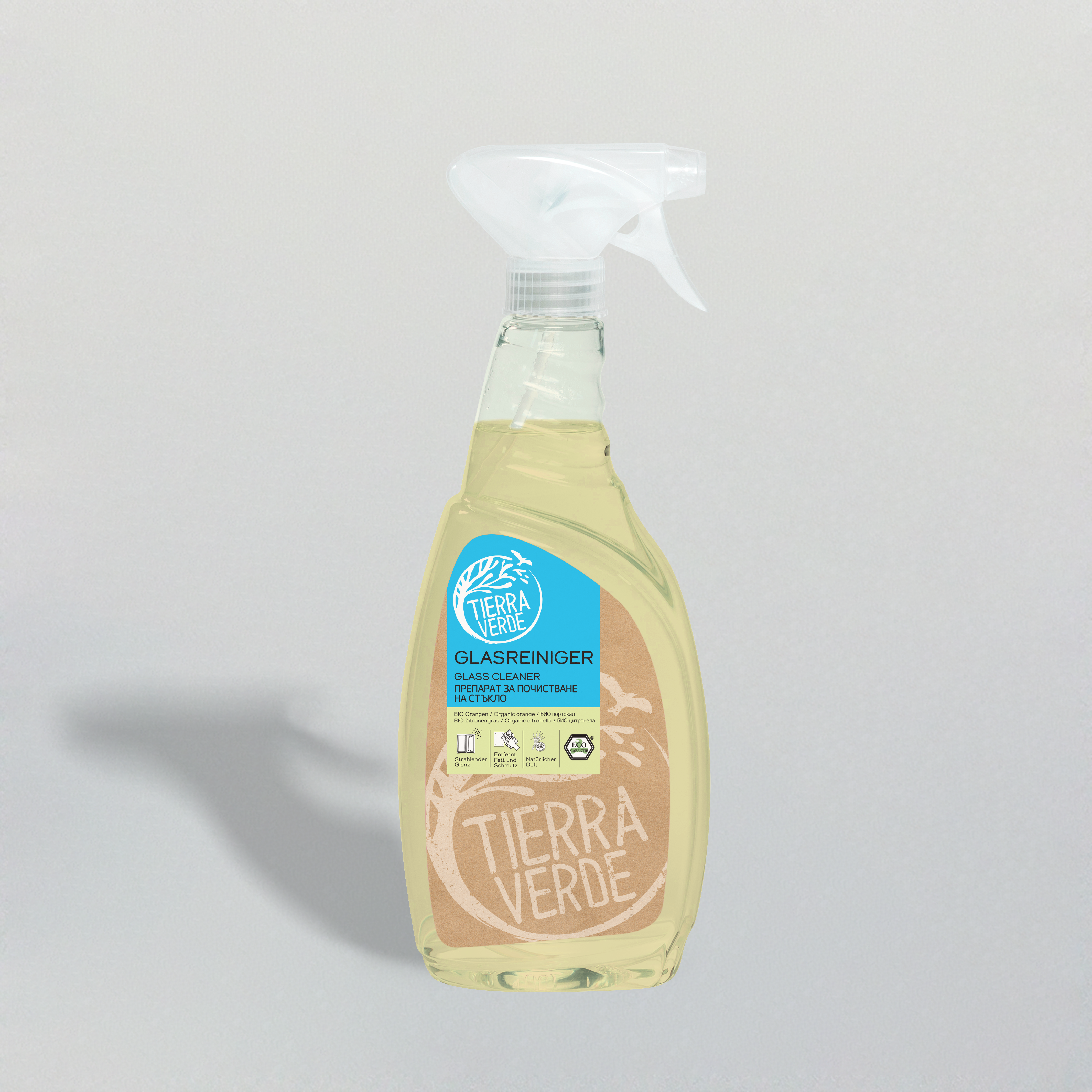 ЕКО препарат за почистване на стъкла с БИО масла от портокал и цитронела (спрей 750 ml)I 8741