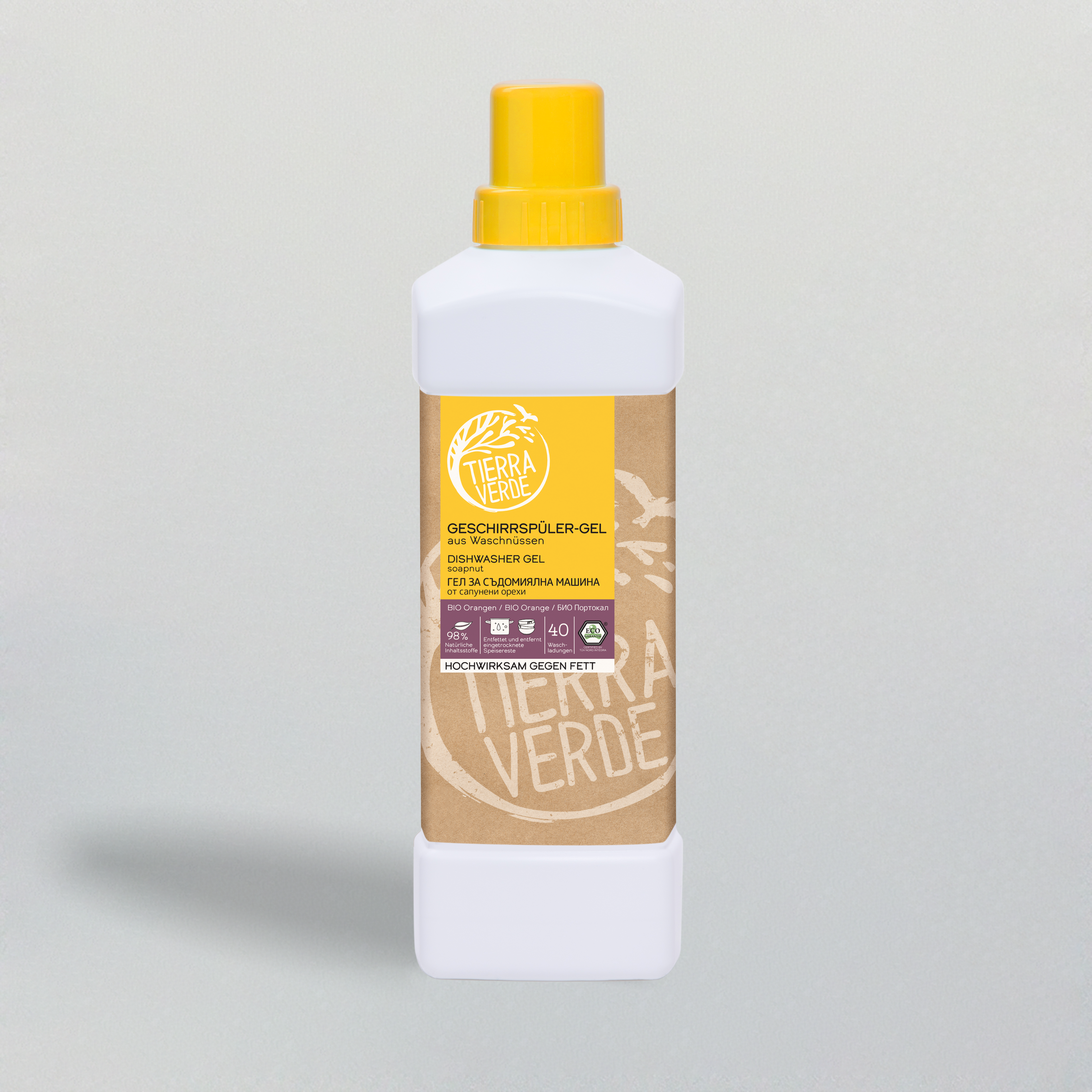 EКО Гел за съдомиялна от сапунени орехи с портокал